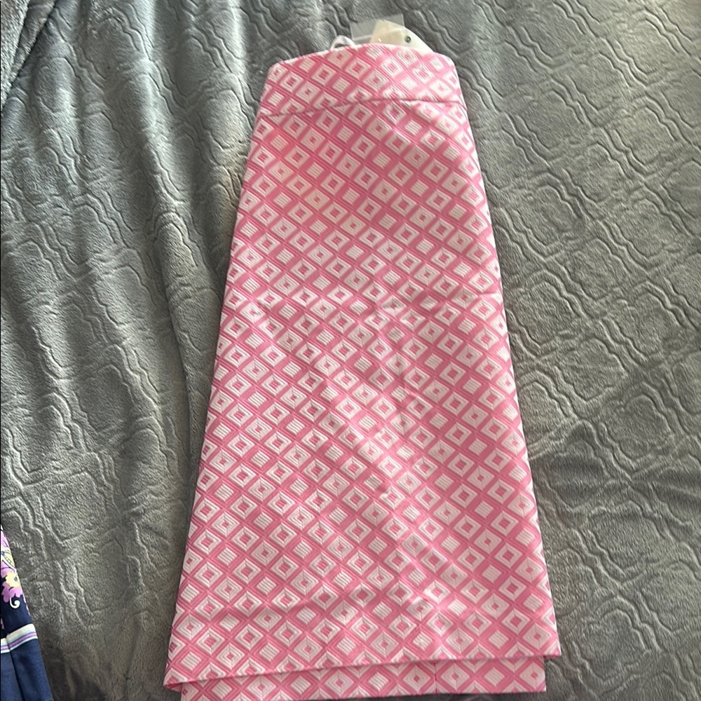 Pink Geometric Women's Skirt